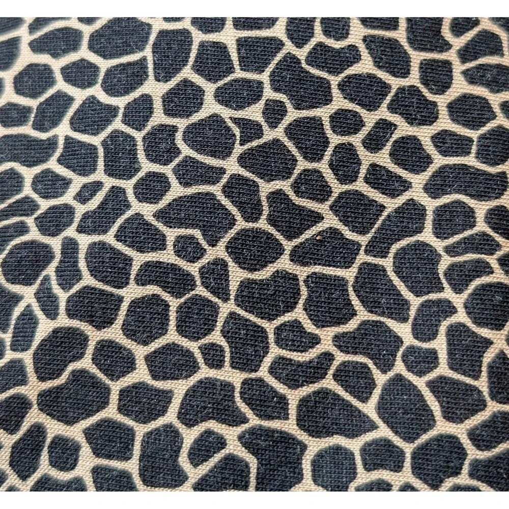 Michael Kors Size M Blouse Micro-Giraffe 3/4 Sleeve Bell Cuff Flowy Designer